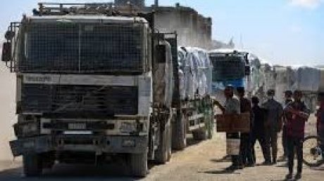 "دخول قافلة هندسية مصرية  إلى غزة لتحديد مواقع رفات الرهائن "الإسرائيليين