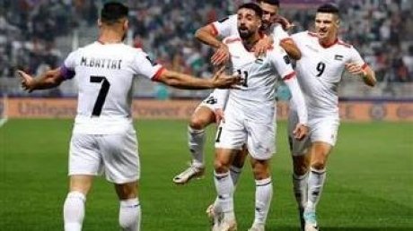 المنتخب الفلسطيني يحقق فوزا تاريخيا على المنتخب القطري في إفتتاح كأس العرب