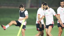 تدريبات المنتخب التونسي في قطر قبل مباراة الدانمارك